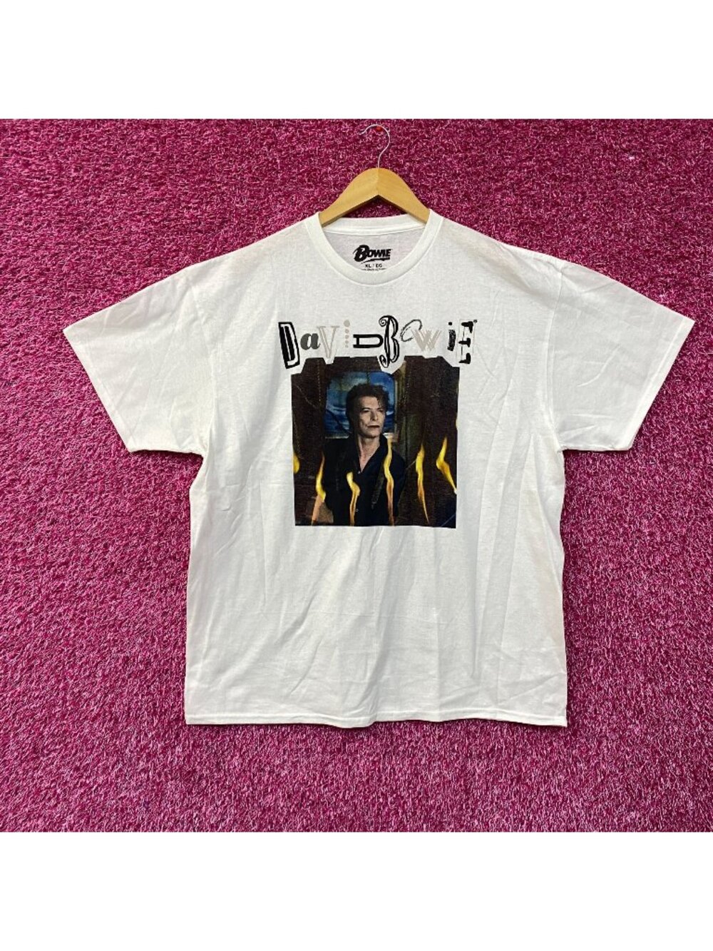 David Bowie Retro Graphic T-Shirt Size XL